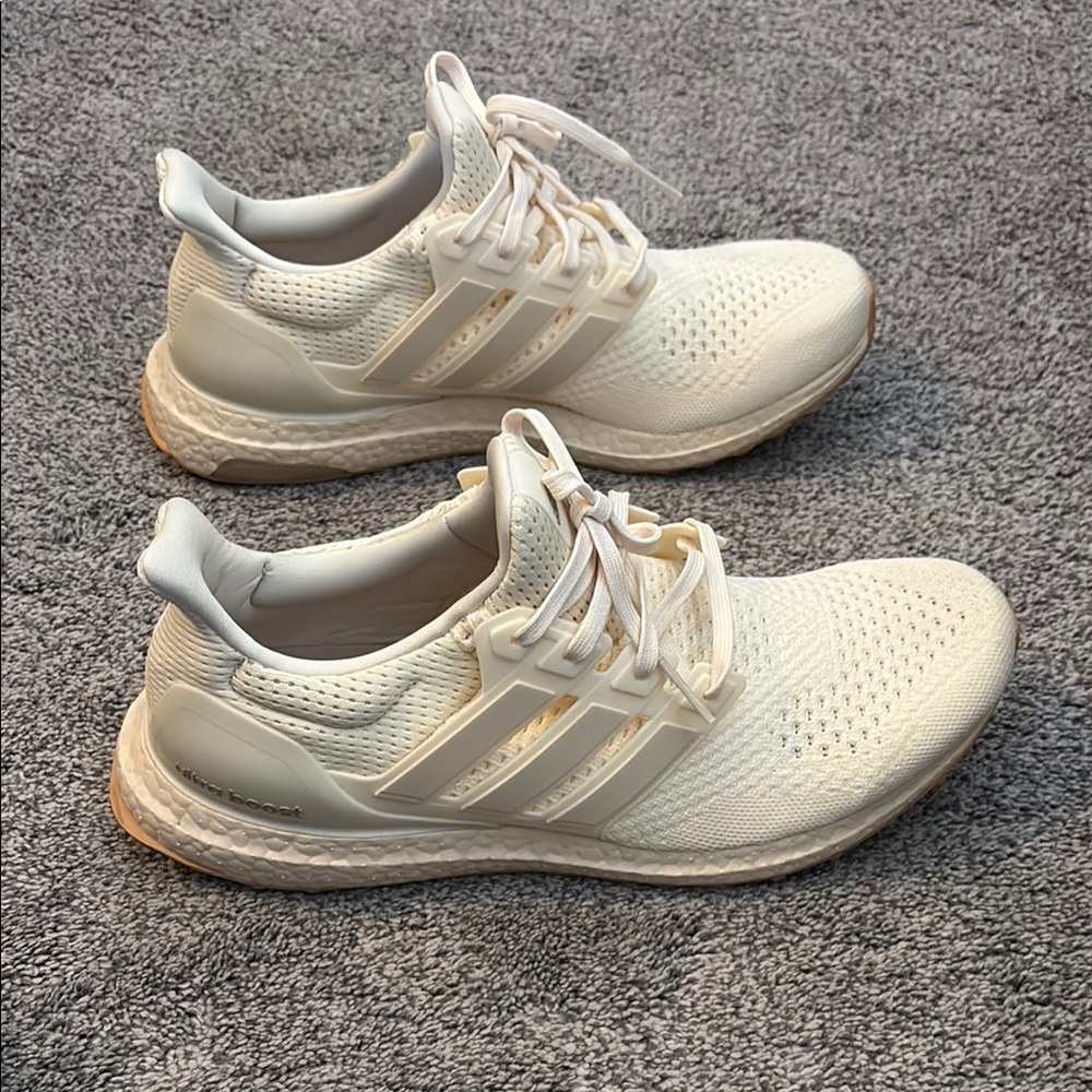 Men’s Adidas ULTRABOOST 1.0 SHOES Wonder White / Alumina / Cyber Metallic